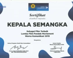 2019 - Fikom - Moviement - Film Terbaik