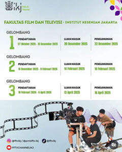 Penerimaan Mahasiswa Baru FFTV IKJ 2026 Gelombang 2